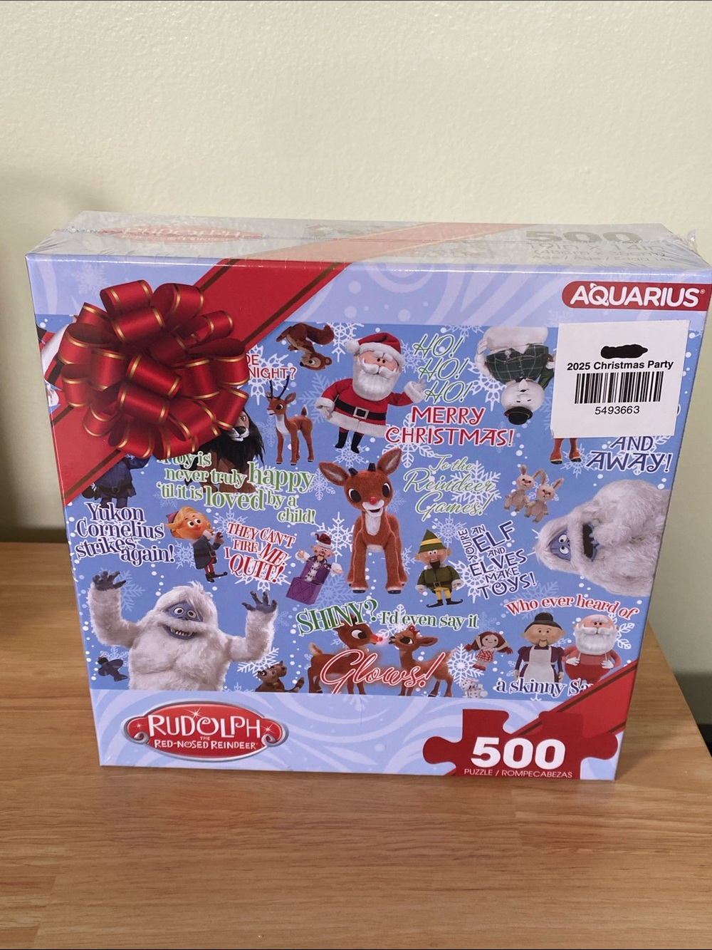 Aquarius Rudolph 500-Piece Jigsaw Puzzle